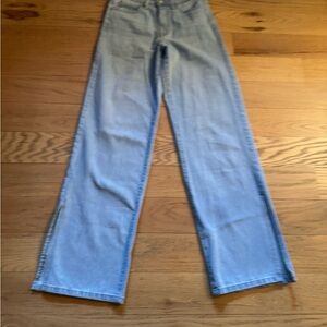 YMI Women's Blue Dream Jeans High Rise 90s Straight Leg Size 1